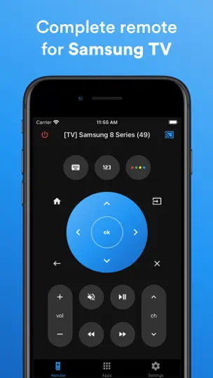 Captura de pantalla de Smart TV Remote For Samsung en iPhone 1