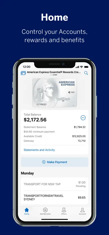 Amex Australia screenshot 1 of 10