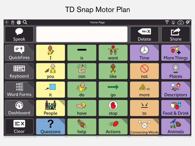 TD Snap® AAC Legacy Screenshot