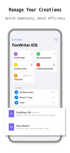 Fox Writer screenshot 1