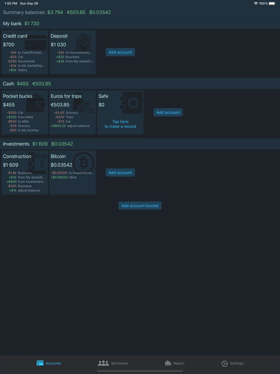 Screenshot #4 pour Handy Money Tracker