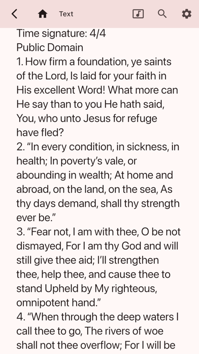 Mobile Hymns Sheet Music iPhone screenshot 8 - Reference app