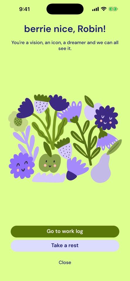 Berrie Good Timer screenshot 4