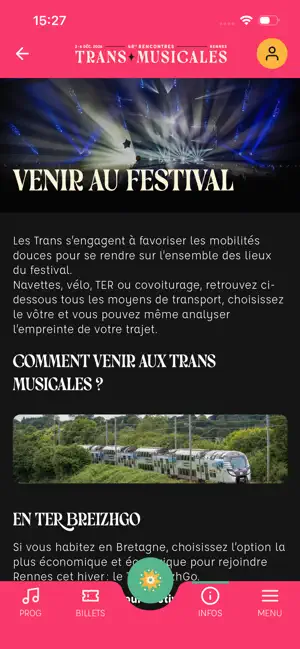 Trans Musicales 2026 screenshot 2