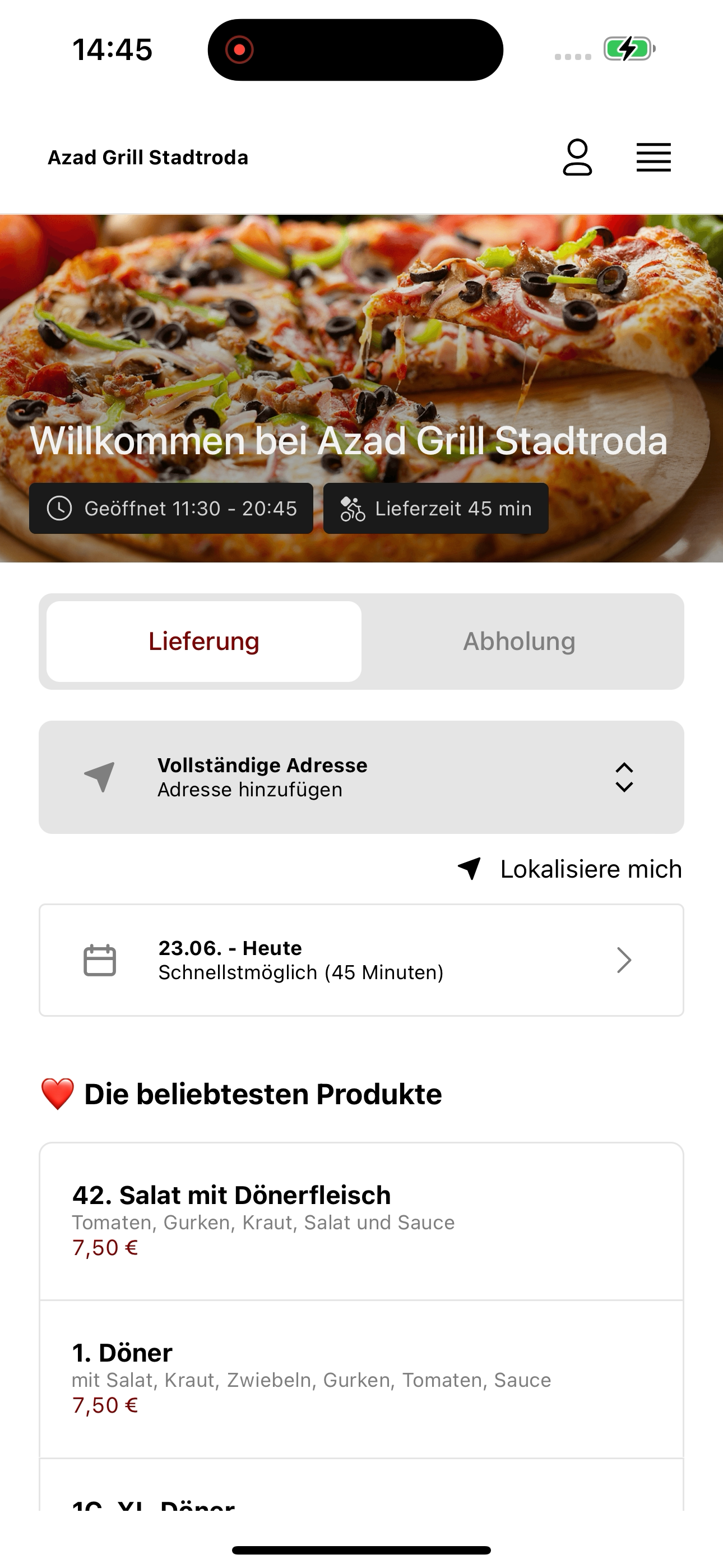 Azad Grill Stadtroda screenshot 3