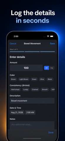 IntakeOutput: Fluid Balance iPhone screenshot