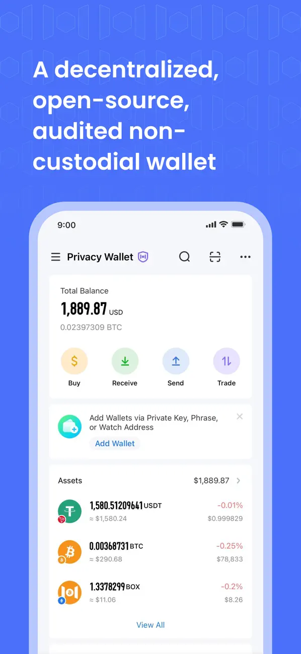 Screenshot #3 pour Mixin - Private Crypto Wallet
