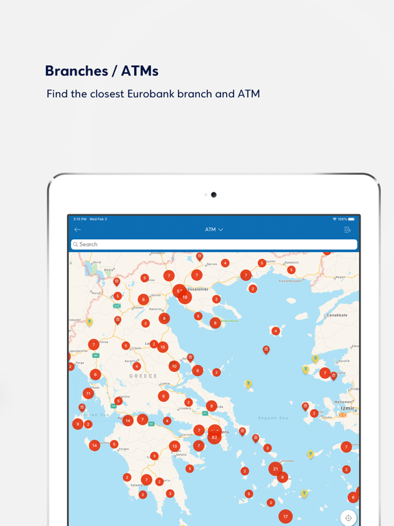 Eurobank Business App iPad screenshot 4 - Finance app