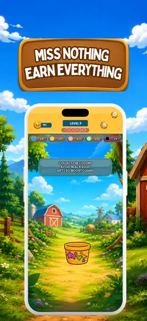 Eggs Catch 2D - Egg Catching screenshot 1