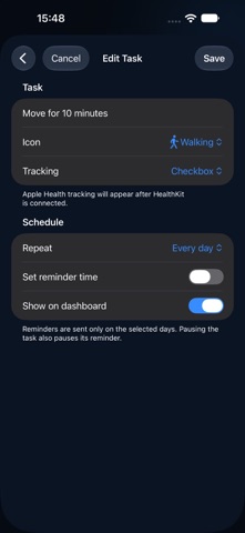 VitalStreak: Health & Routine screenshot 3