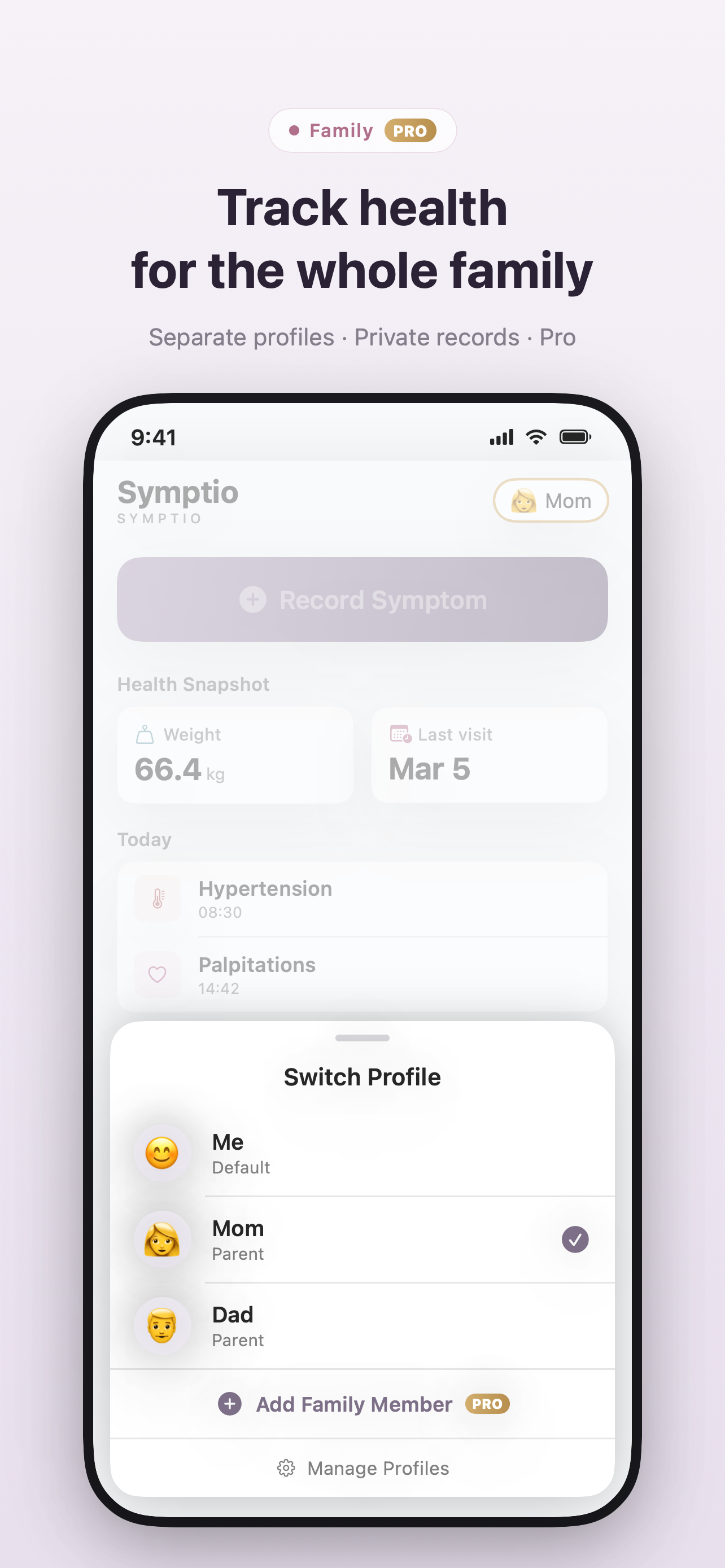 Symptio: Symptom Tracker screenshot 6