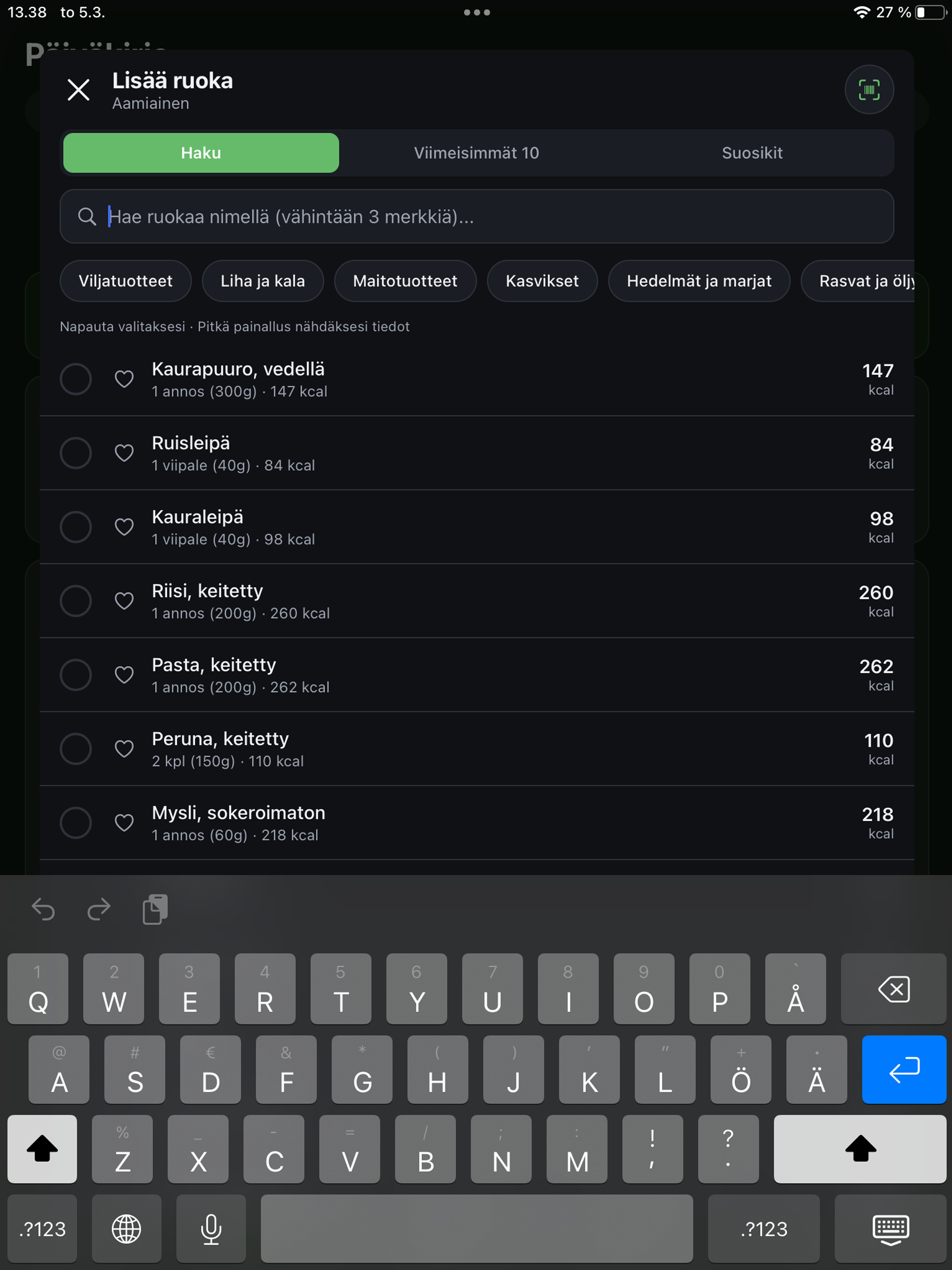 Calorie Tracker Muru screenshot 8