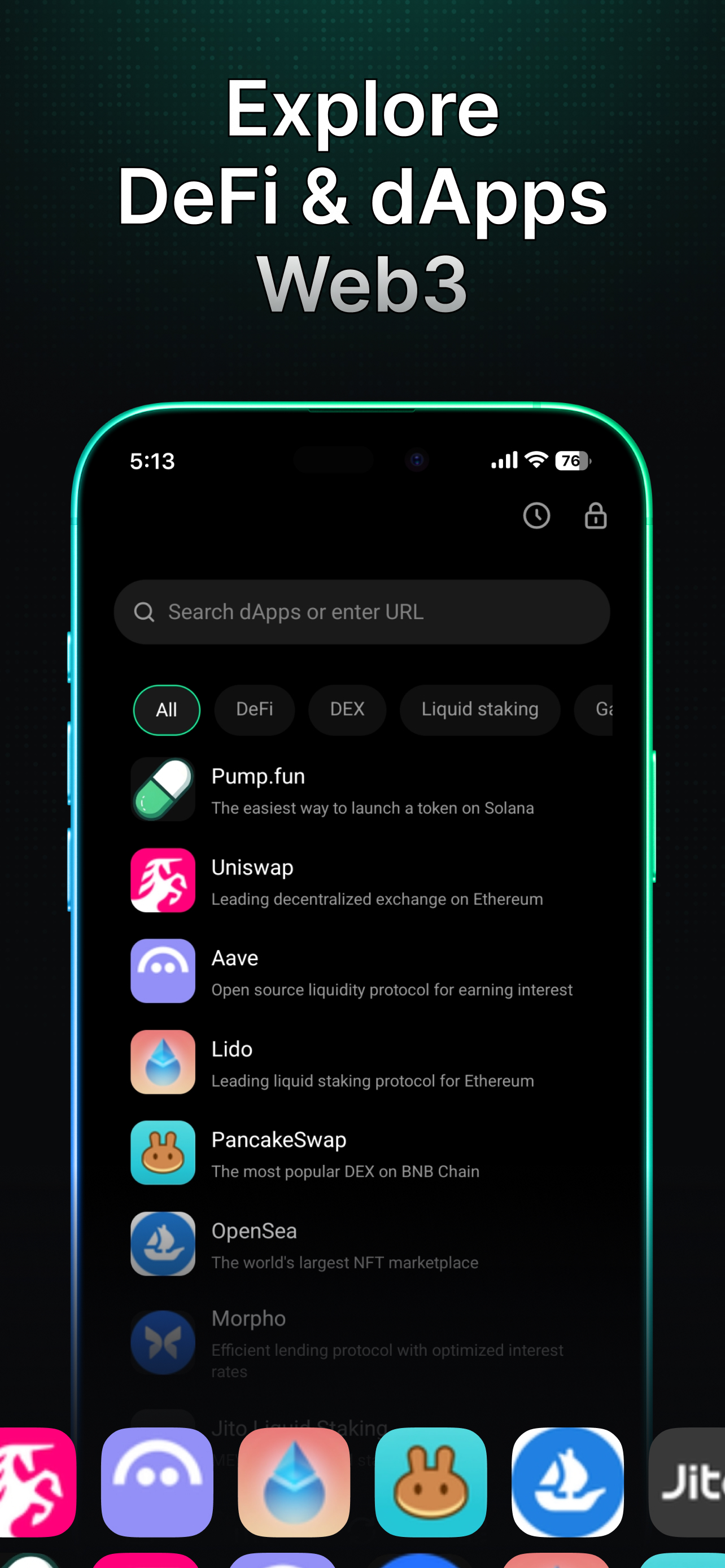 Ybit: Crypto & DeFi Wallet