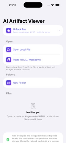 AI Artifact Reader screenshot