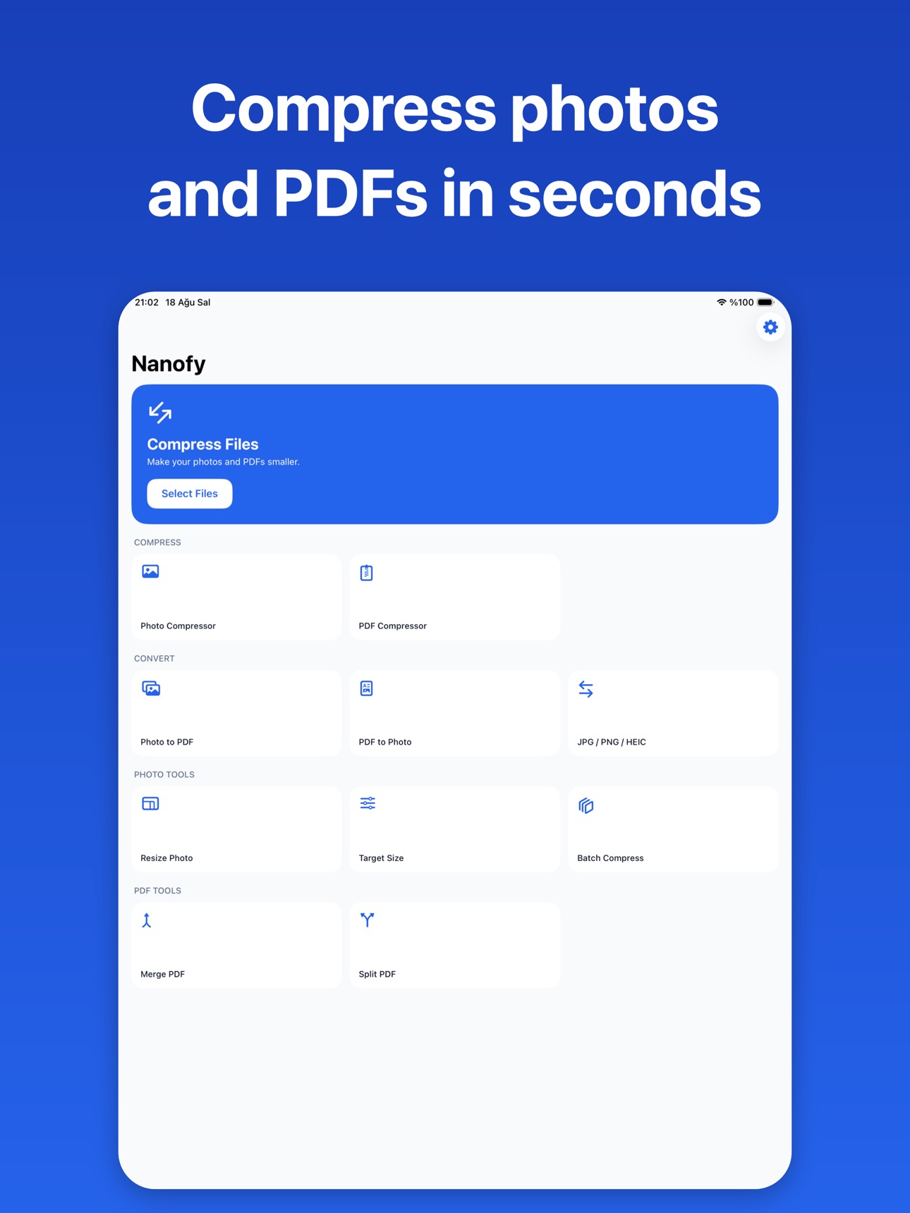Screenshot 6 of Nanofy: Photo & PDF Compressor