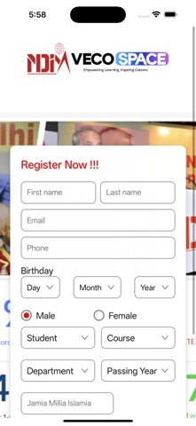 NDIM VECOSPACE screenshot