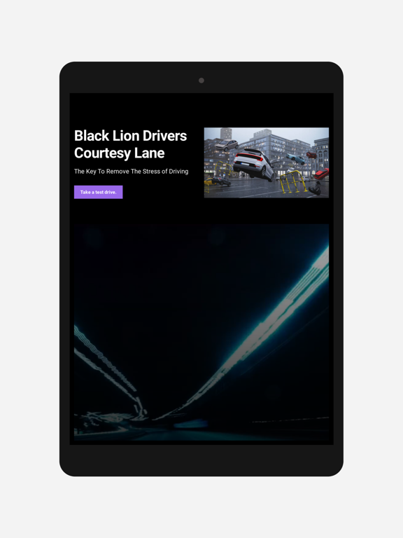 BlackLion Drivers Courtesy iPad screenshot 1 - Education app
