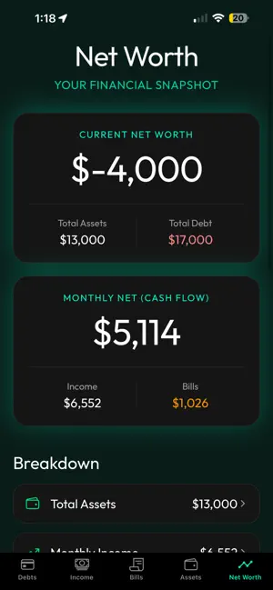 Debt Control screenshot 2