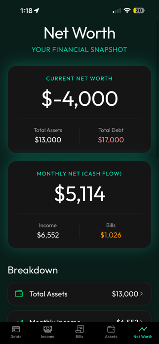 Debt Control Screenshot 2 of 6