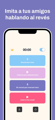 Flip Audio - Voz Invertida iPhone screenshot 4