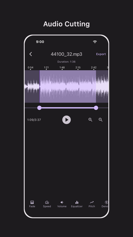 #3. Audio Editor - Audio Cutter (iOS) โดย: yong tan