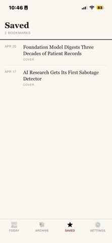Daily ARXIV Round-Up Screenshot 4 of 4