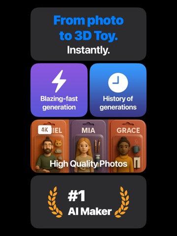 Action Figure AI Maker: Figify iPad screenshot