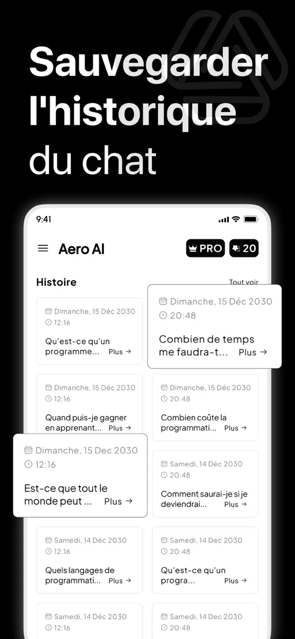 Screenshot #3 pour Aero AI: Chat AI Chatbot