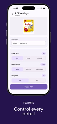 Phera: Image to PDF Converter Screenshot 4 of 10