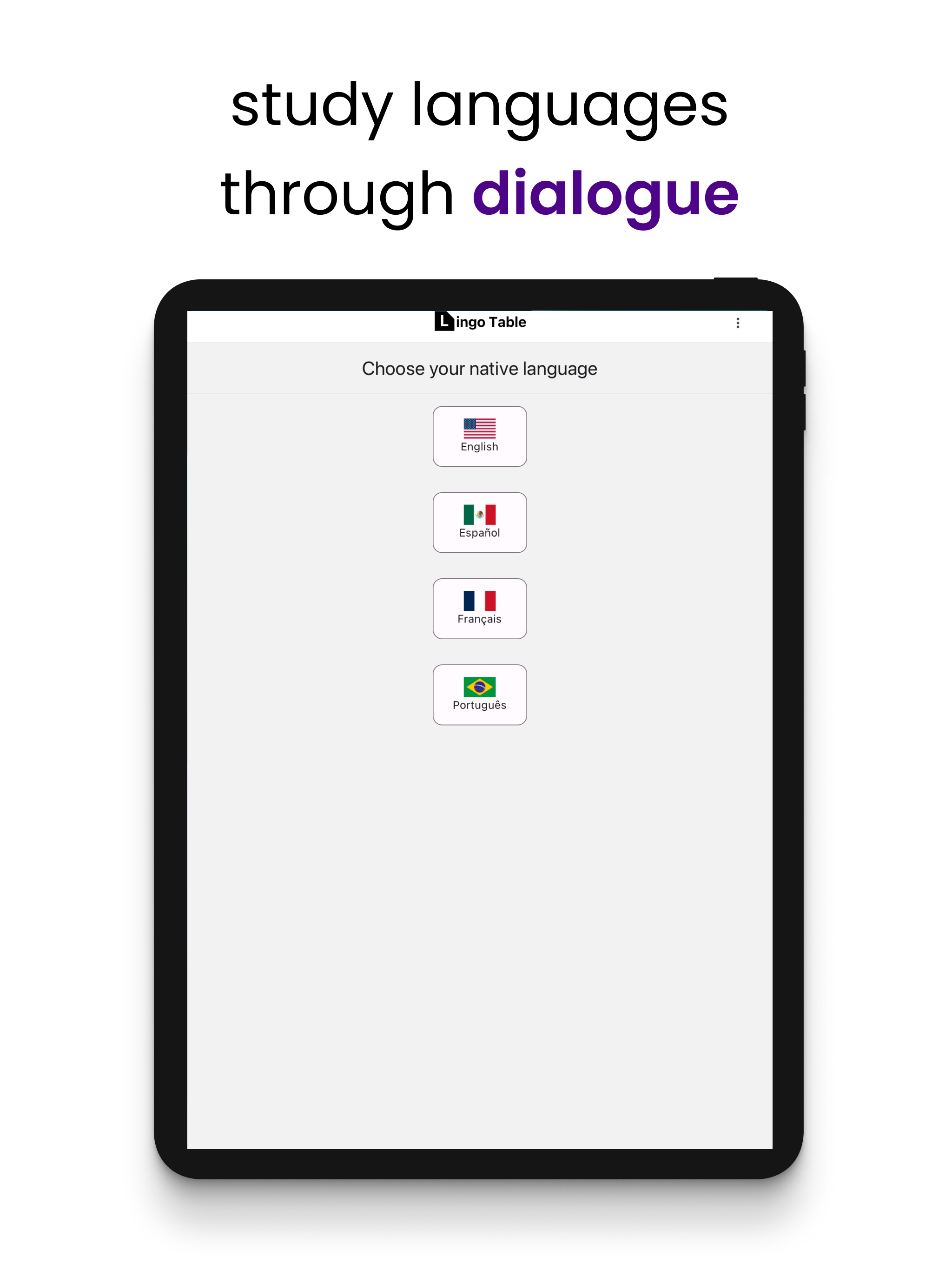 LingoTable: Practice Cards