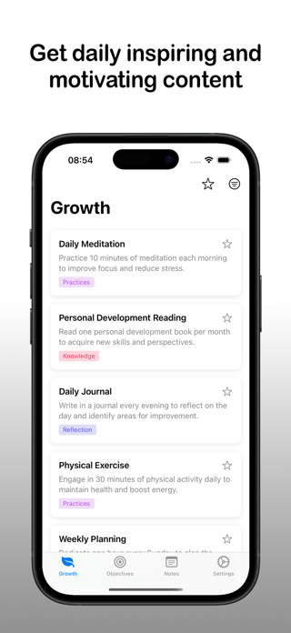 Personal Growth + Screenshot 1 of 3