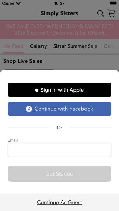 Simply Sisters Screenshot 1 - AppWisp.com Simply Sisters Screenshot 1 - AppWisp.com