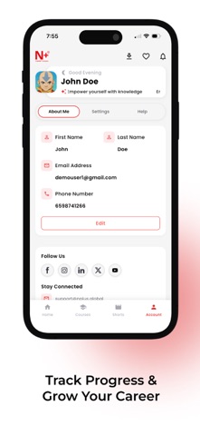 N+ AI Learning Platform screenshot