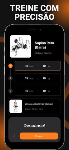 Gym WP - Treino Academia iPhone screenshot 2