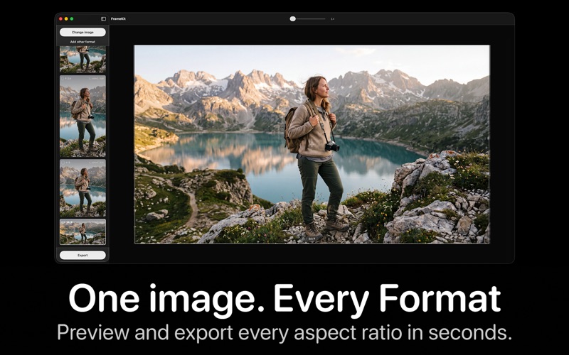 FrameKit: Format Image Cropper screenshot