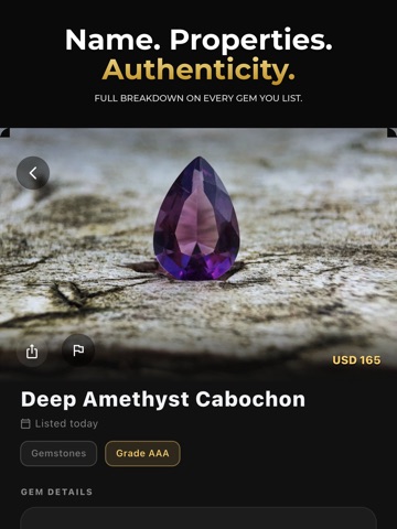 Gem Heaven:AI Rock Identifier iPad screenshot