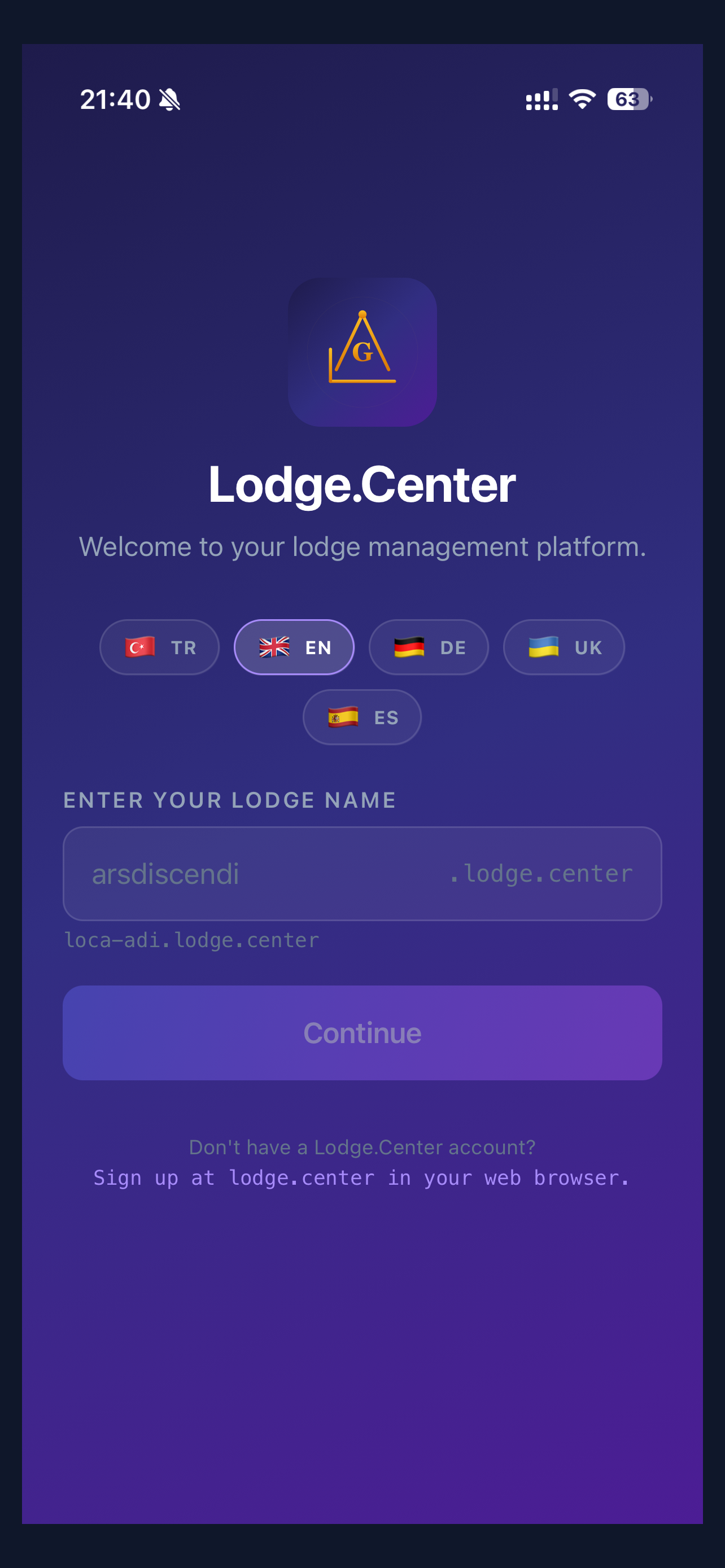 Lodge.Center screenshot 6
