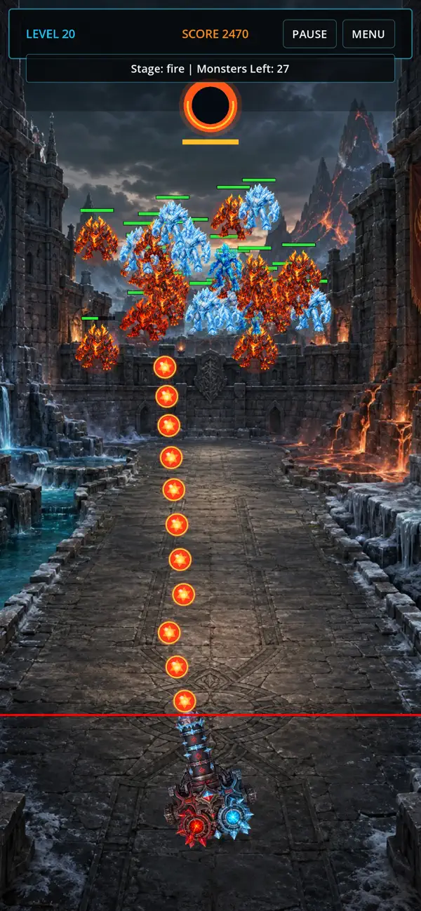 Screenshot #2 pour Cannon Ball : Fill the Pockets