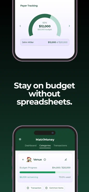 MatriMoney - Wedding Budgeting screenshot 4 of 7