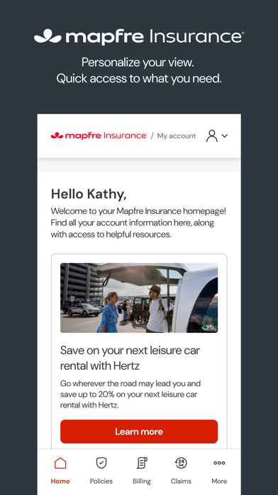 GO MAPFRE iPhone screenshot 1 - Finance app