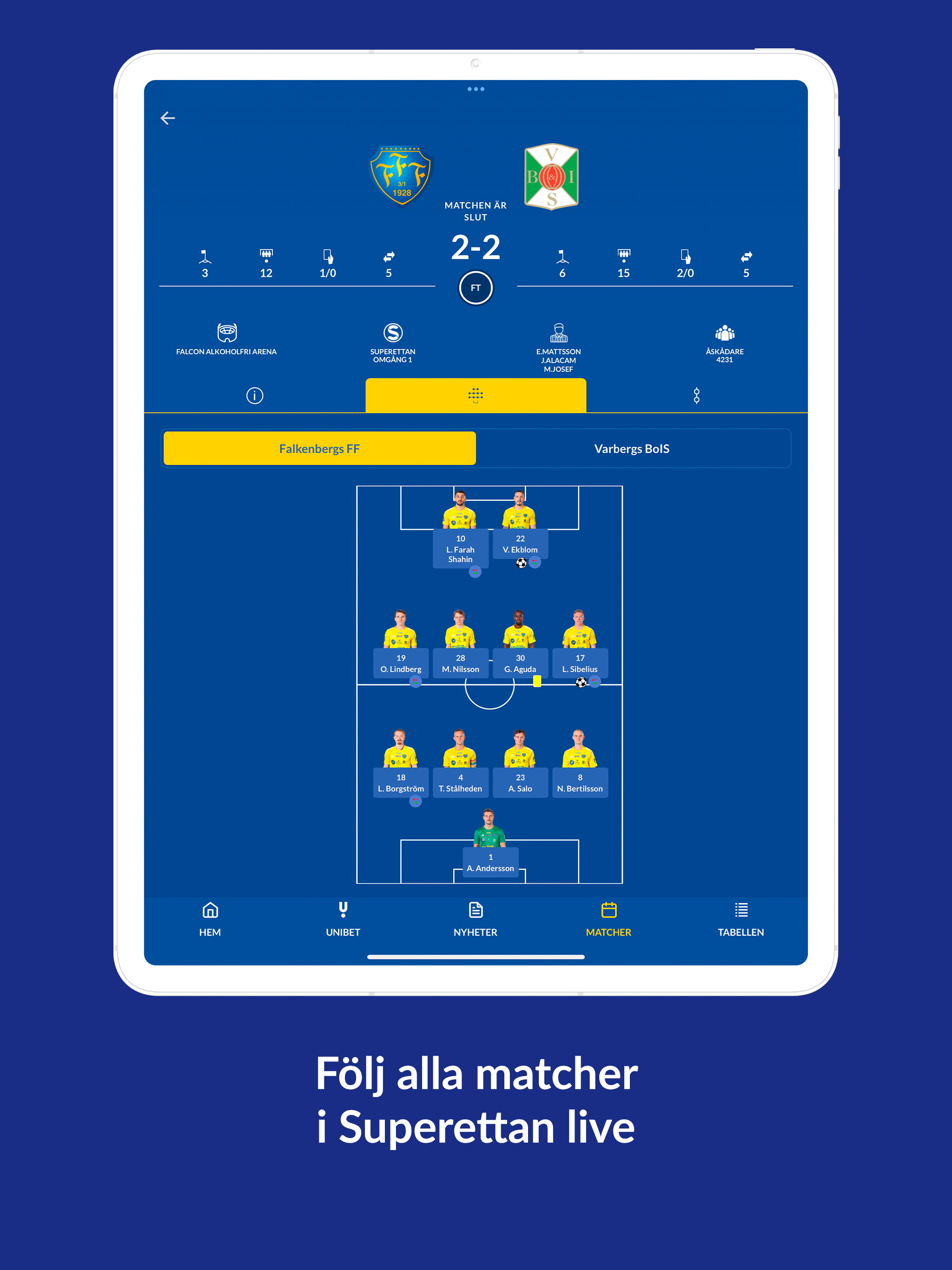 Falkenbergs FF Live