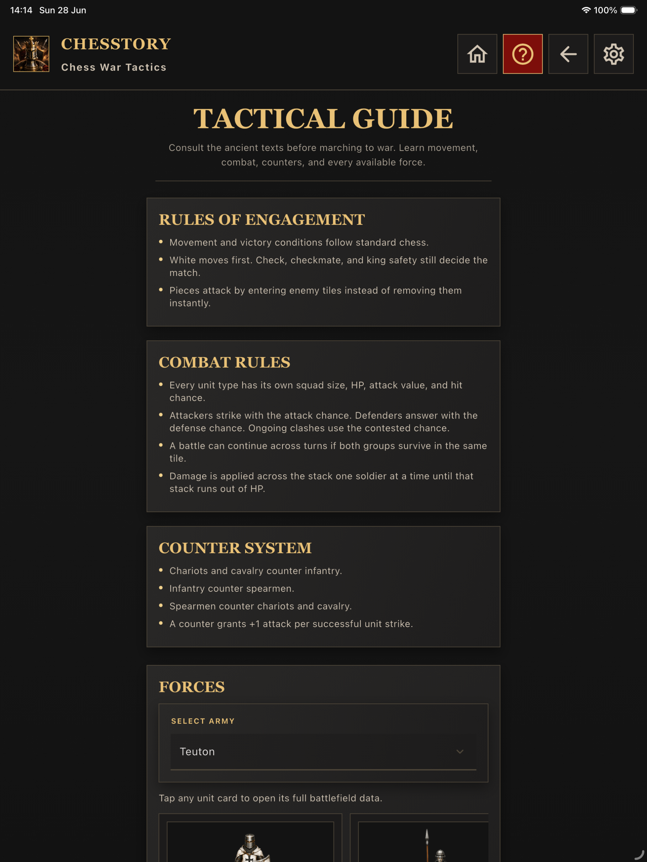 Chesstory - Chess War Tactics screenshot 12