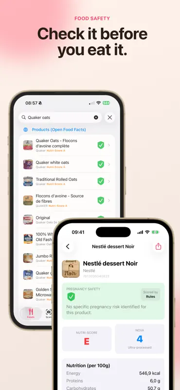 Alimentation Grossesse MomEats screenshot 5 of 8