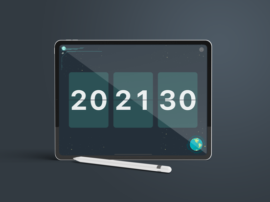 Flip clock & clock widget iPad screenshot 5 - Utilities app