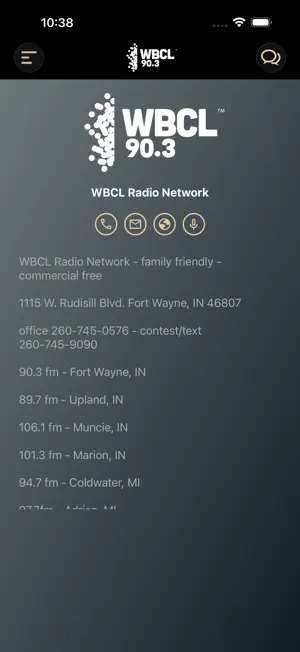 WBCL Radio screenshot 3
