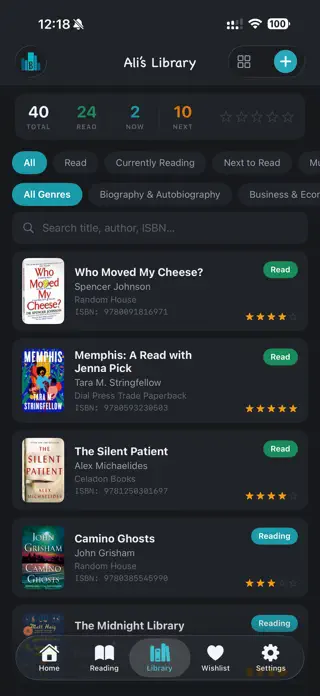 xLibrary library view