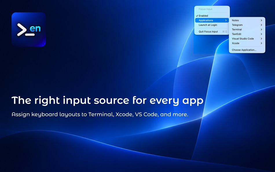 #1. Focus Input (macOS) di: Oleksii Vakhrushev