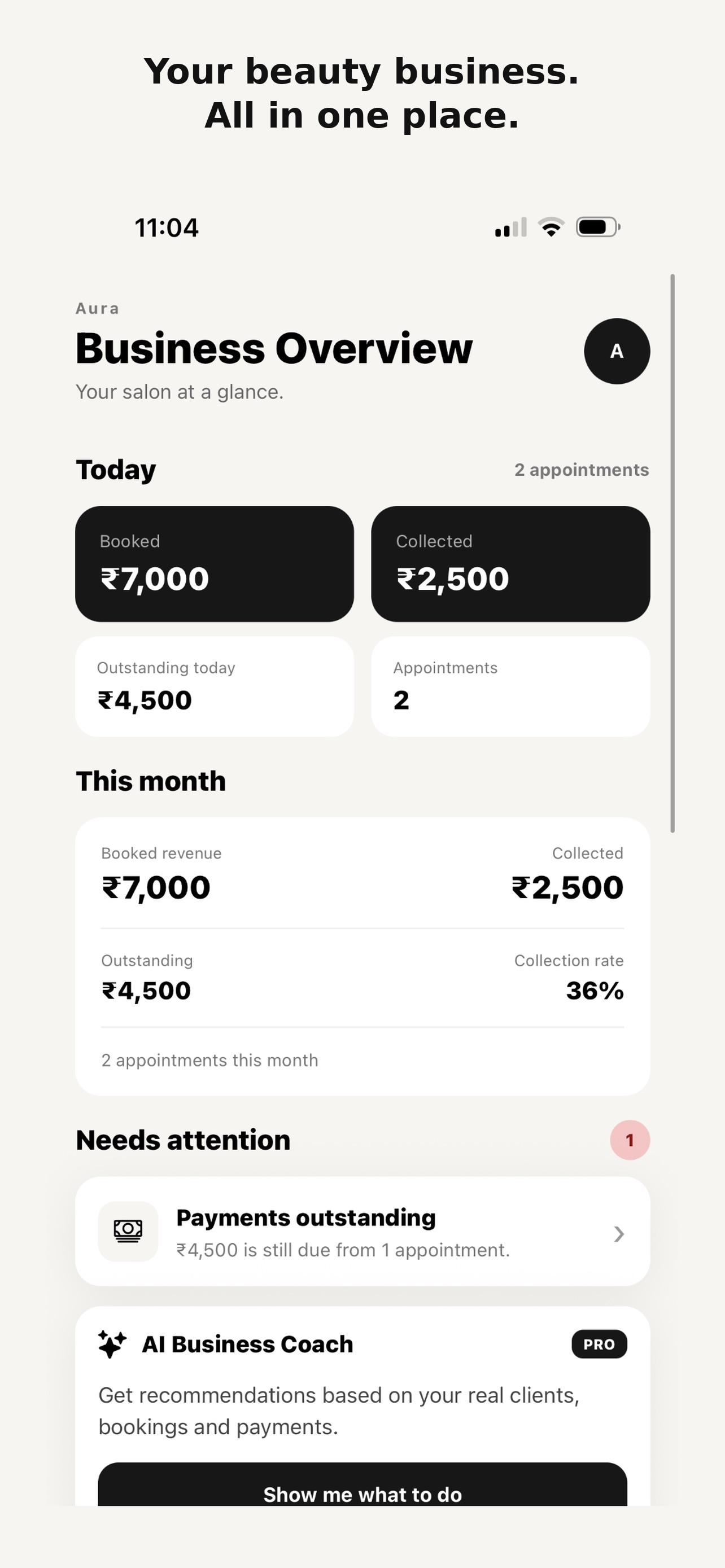 Screenshot 3 of Aura Beauty Business