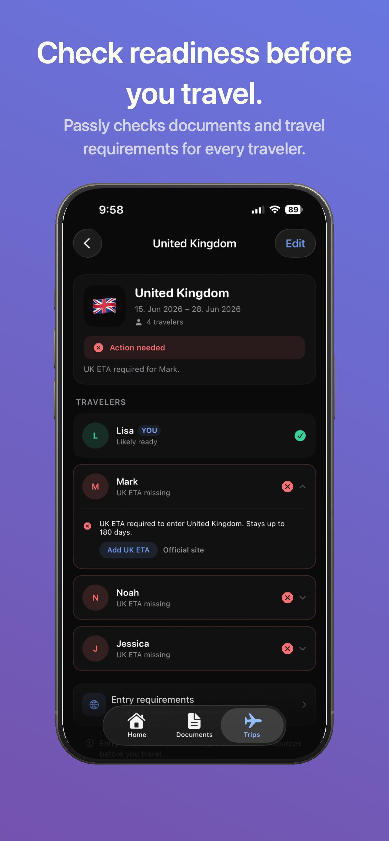 Passly Travel Passport ready screenshot 3
