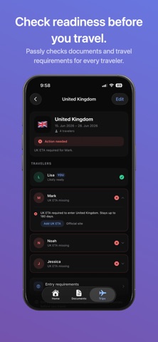 Passly Travel Passport ready screenshot
